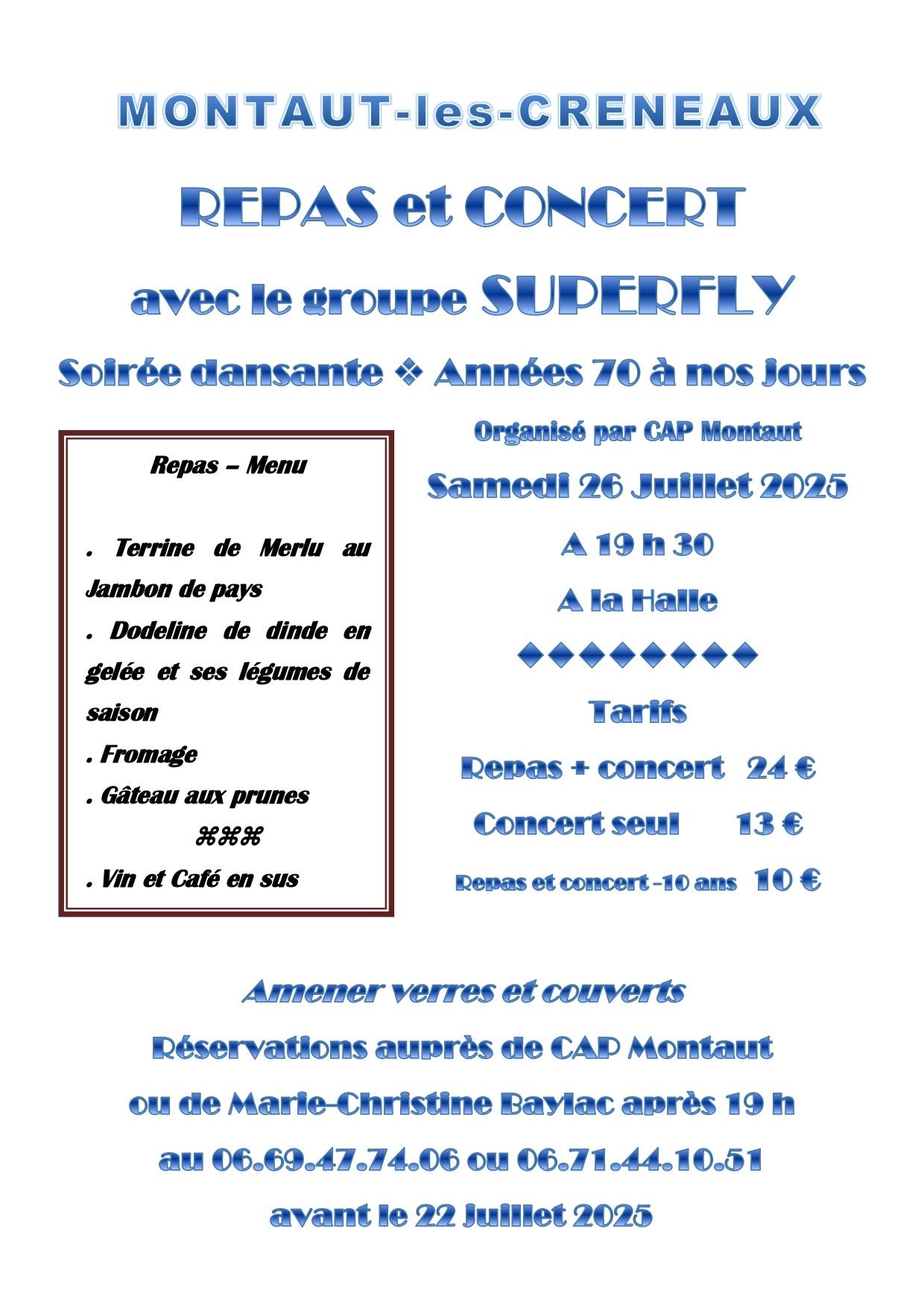 Repas et concert du  26 07 25