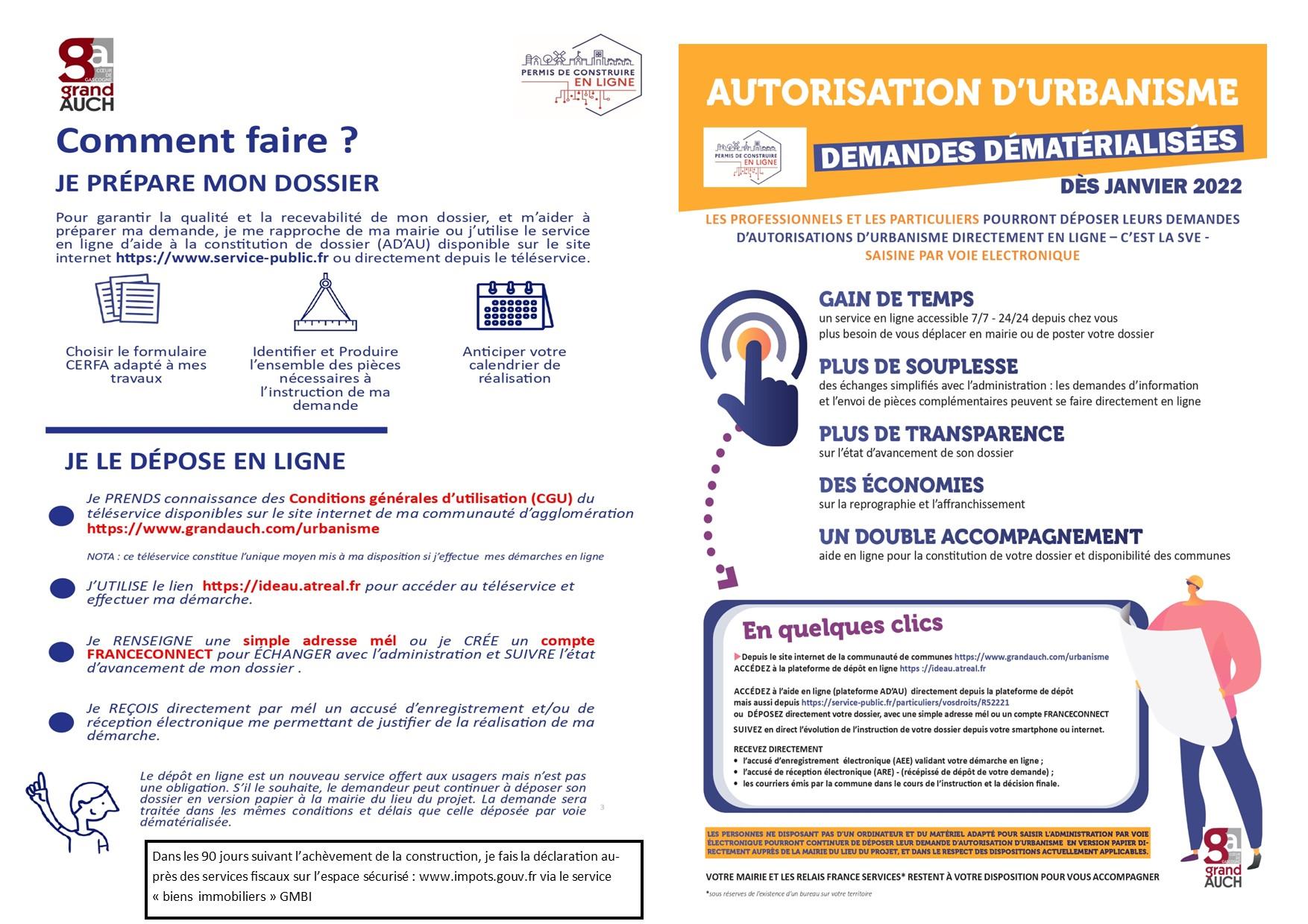 Information petitionnaire declaration fiscale et demat
